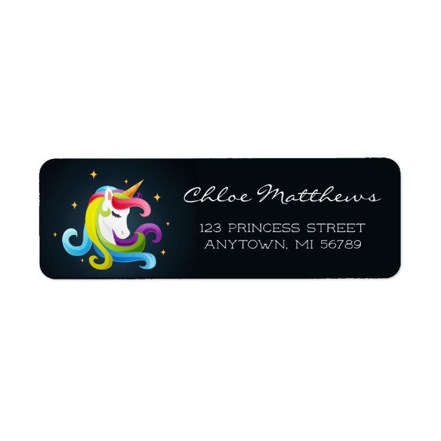 Unicorn Magic Princess Personalisierter Name (Vorne)