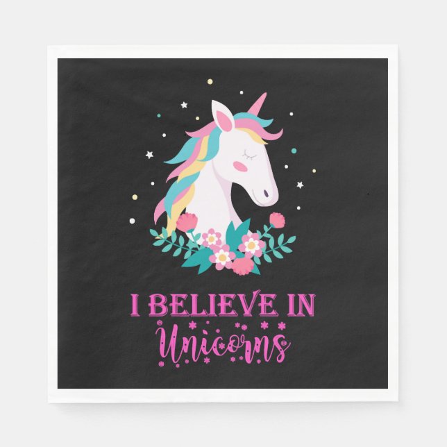 UNICORN MAGIC SERVIETTE (Vorderseite)