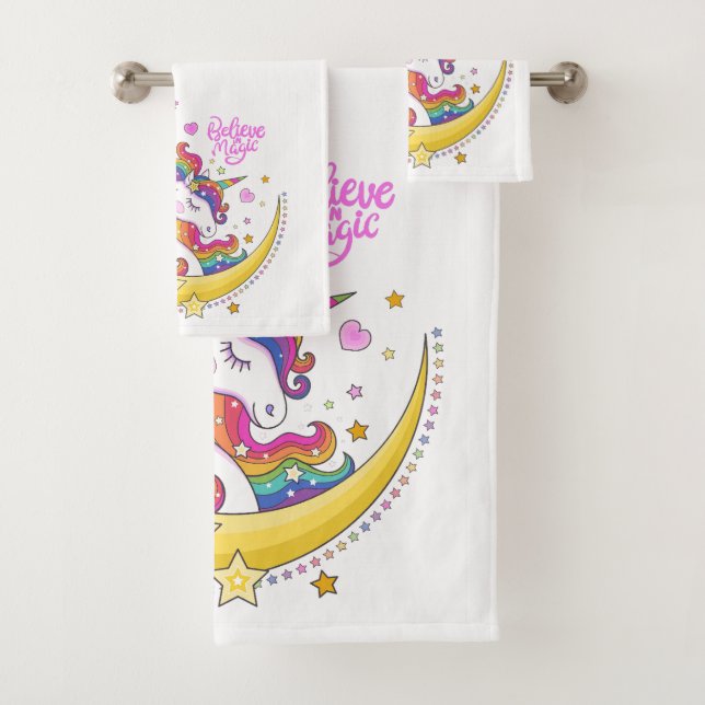 Unicorn Magic Towel Set (Insitu)