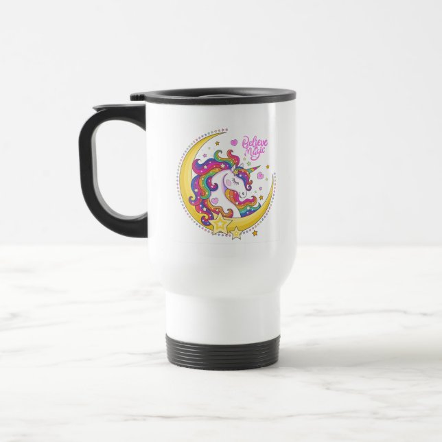 Unicorn Magic Travel Mug Reisebecher (Links)