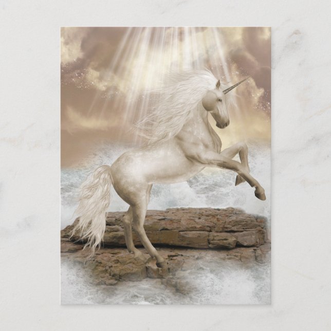 Unicorn Magical Beauty Postkarte (Vorderseite)