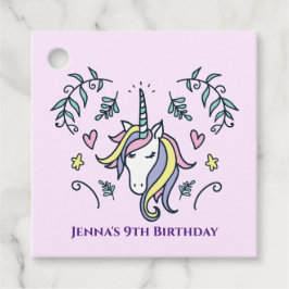 Unicorn Magical Birthday Geschenkanhänger