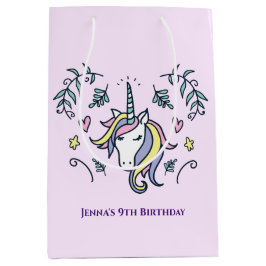 Unicorn Magical Birthday Mittlere Geschenktüte