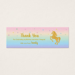 Unicorn Magical Birthday Party Gefallen Tag