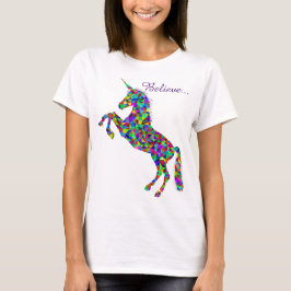 Unicorn-Magie glaubt dem T - Shirt der bunten