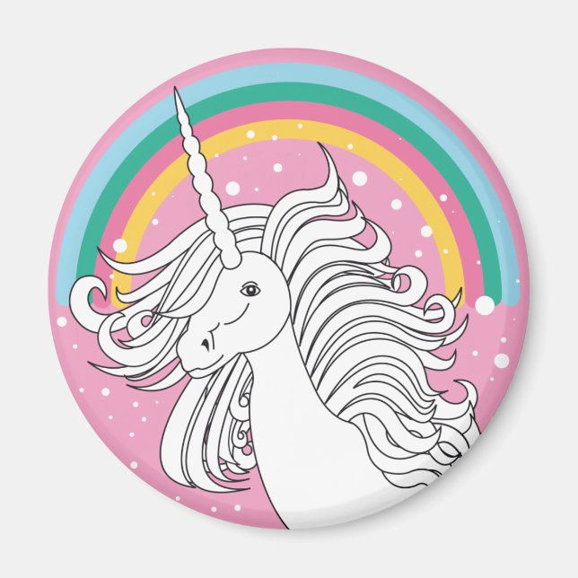 UNICORN MAGNET PINK (Vorne)