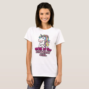 Unicorn-Mama des Geburtstagskinder-T - Shirt