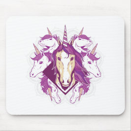 Unicorn mandala mousepad