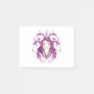Unicorn mandala post-it klebezettel