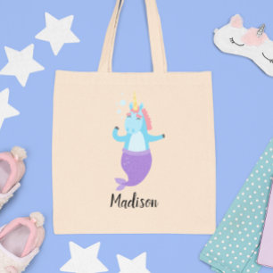 Unicorn Mermaid Charakter Niedlich Kids Spaß Tragetasche