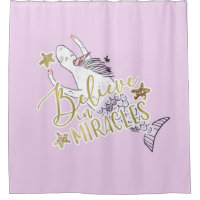 Unicorn Mermaid Moderne Trendy Glauben an Wunder