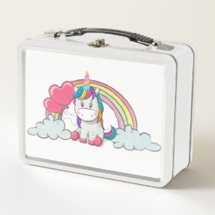 Unicorn Metal Lunch Box