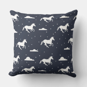 Unicorn Midnight Sky Pattern Kissen