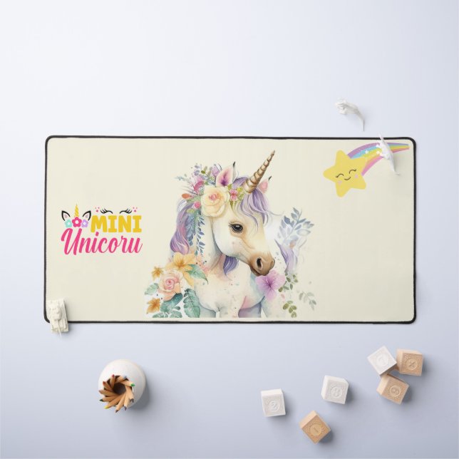 Unicorn Mini Schreibtischunterlage (Kindertisch)