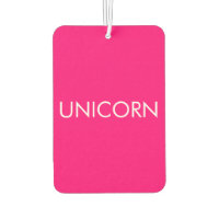 "Unicorn" Minimalistisches, heißrosa Fuchsienweißa