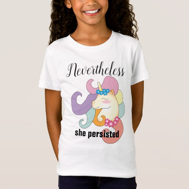 Unicorn mit Angebot T-Shirt (Vorderseite)