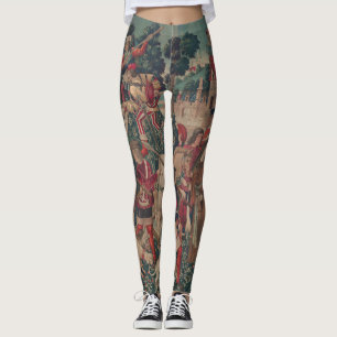 Unicorn Mittelalter Kunst, Dichtung und Musik Leggings