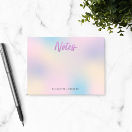 Unicorn Mix Muster Imitate Lila Glitzer Post-it Klebezettel