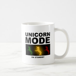 Unicorn Mode Standby Funny Mug Kaffeetasse