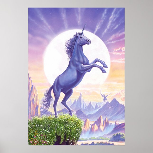 Unicorn Moon Poster (Vorne)