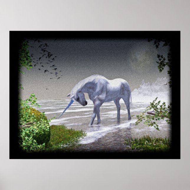 Unicorn Moon Poster (Vorne)