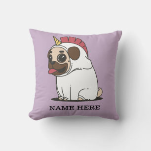 Unicorn-Mops Kissen