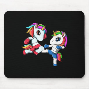 Unicorn Muay Thai - Thai Boxen und Kickboxen Gif Mousepad
