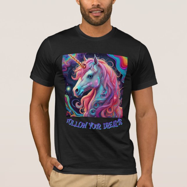 " UNICORN MULTICOLOR T - SHIRT " (Vorderseite)