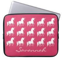 Unicorn-Muster-personalisierte rosa
