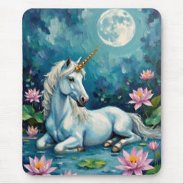 Unicorn Mystic Garden Mousepad