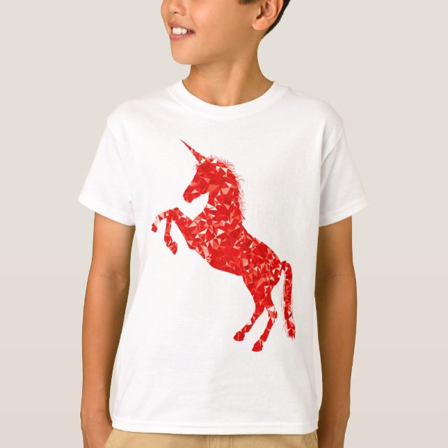 Unicorn Mythische Kreaturenmärchen T-Shirt (Vorderseite)