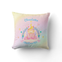 Unicorn Name Kinderzimmer Kids Room Decke Regenbog