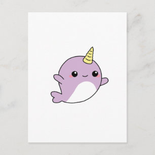 UNICORN NARWHAL Shirts, Accessoires, Geschenke Postkarte