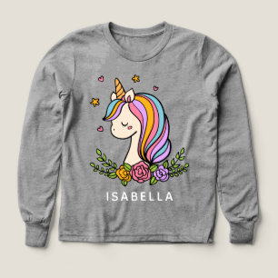 Unicorn Niedlich Whimsical Girly Personalisiert Na