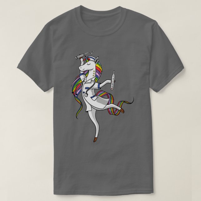 Unicorn Nurse 2 T-Shirt (Design vorne)