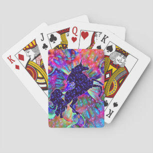 UNICORN OF THE UNIVERSE multicolored Spielkarten