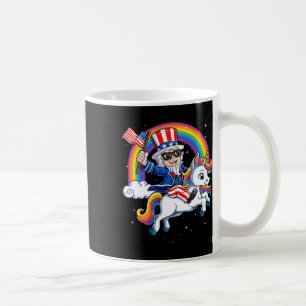 Unicorn Onkel Sam 4. Juli Mericorn Männer Frauen U Kaffeetasse
