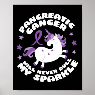 Unicorn pankreatischer Krebsspass Poster