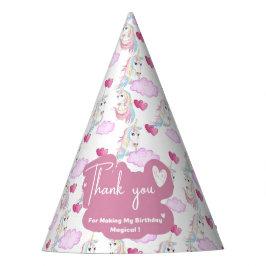Unicorn Party Hat Partyhütchen