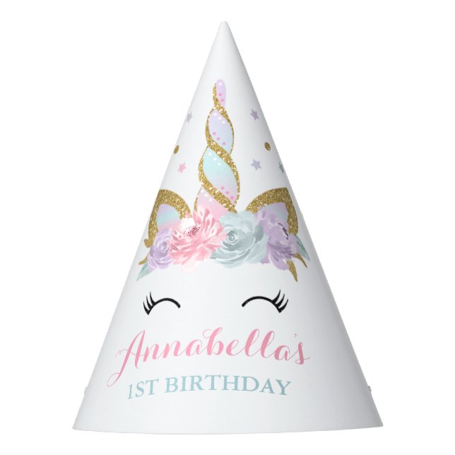 Unicorn-Party-Hutmagisches Partyhütchen (Vorderseite)