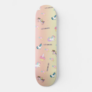 Unicorn Party Pastel Kei Skateboard