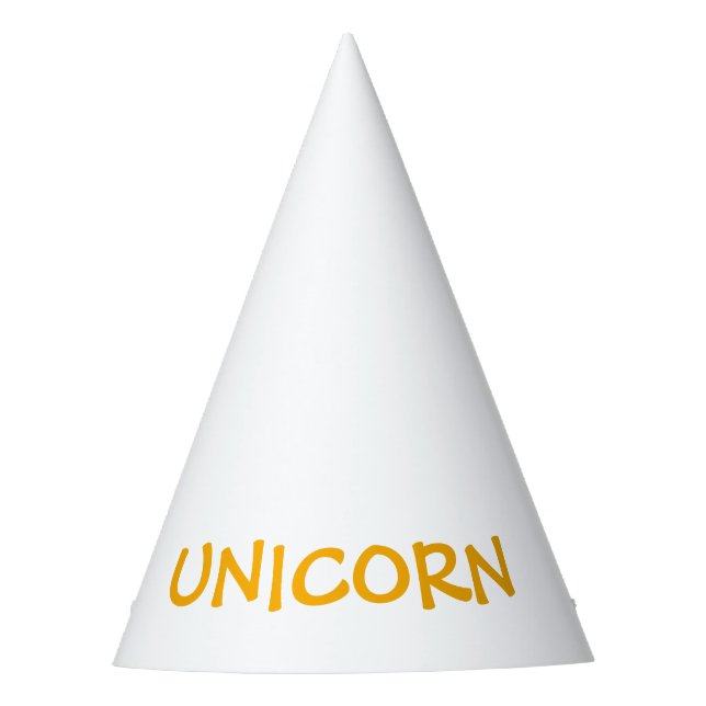 UNICORN PARTYHÜTCHEN (Vorderseite)
