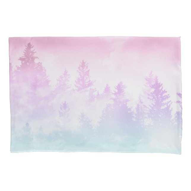 Unicorn Pastel Forest Dream #1 #decor #art Kissenbezug (Vorderseite)