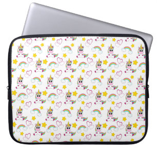 Unicorn pattern laptopschutzhülle