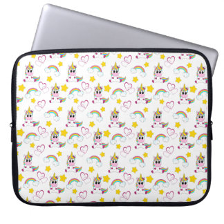 Unicorn pattern laptopschutzhülle