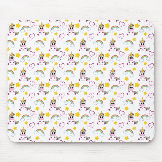 Unicorn pattern mousepad (Vorne)
