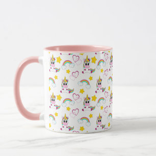 Unicorn pattern tasse