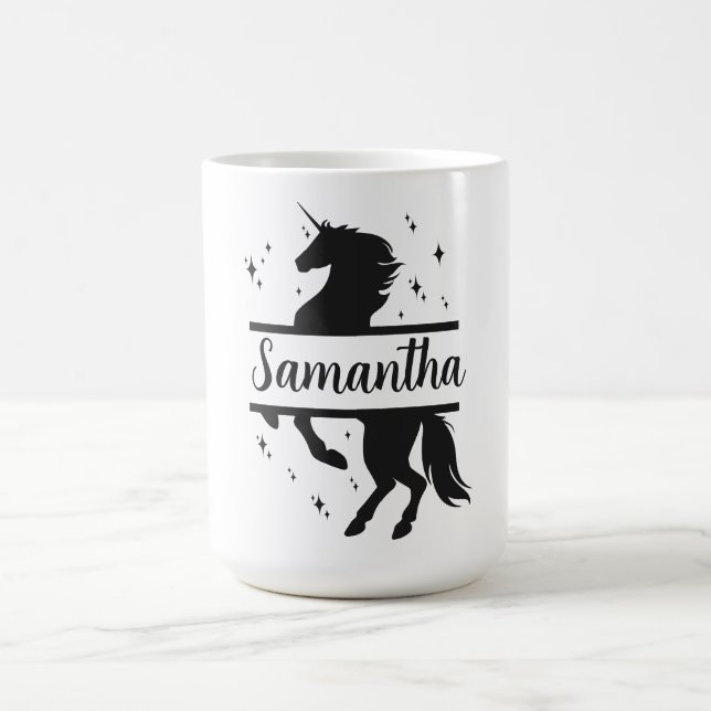 Unicorn Personalisiert 15 oz Klassische Tasse (Mittel)