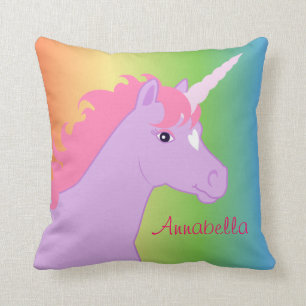Unicorn personalisiert kissen