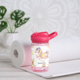 Unicorn Personalisierte Kinder Wasserflasche Trinkflasche